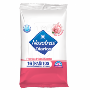 Nosotras Intimate Wipes Water D Ros 16 Units.