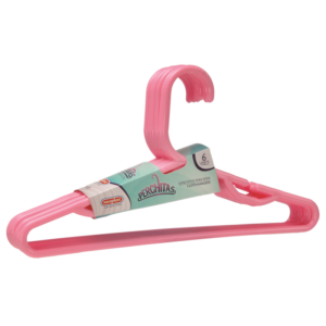 PINK TACOPLAST INFANT HANGER 6 UN 82702