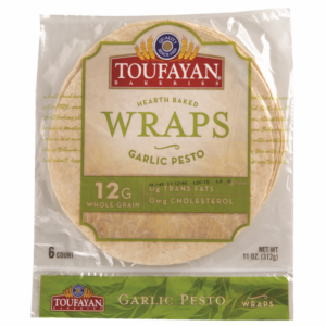 Toufayan Garlic Pesto Wraps 11 Oz.
