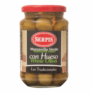 El Serpis Manzanilla Olives with Pit Jar 340 Gr