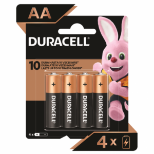 Duracell Coppertop AA Batteries 4 Units