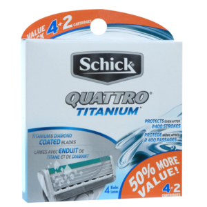 SCHICK MEN'S RAZOR REPLACEMENT 6 UNITS