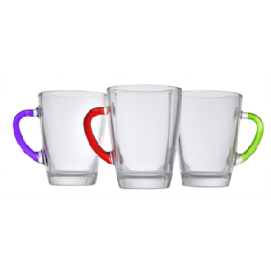 GLASS CUP SET WASH 6 PIECES 10OZ LV-VEG422 KB009FC