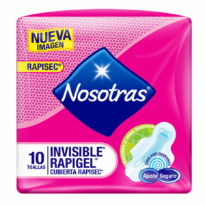Nosotras Invisible Rapigel Sanitary Towels 10 units