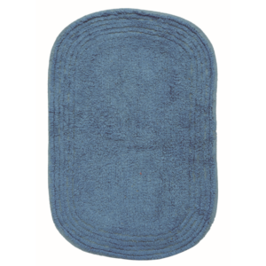 ITANA OVAL BATH MAT 40X60 BLUE