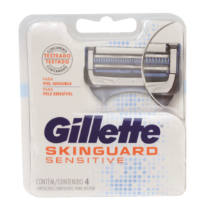 GILLETTE SKINGUARD SENSITIVE REPLACEMENT 4 UNITS