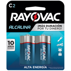 Rayovac Alkaline Batteries 814-2 C 2 Units
