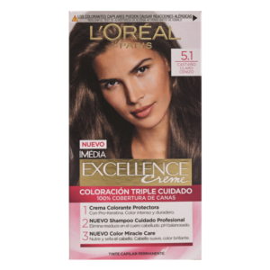 LOREAL EXCELLENCE 5.1 LIGHT ASH BROWN DYE