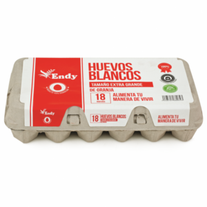 Endy Extra Large Eggs 18 units.