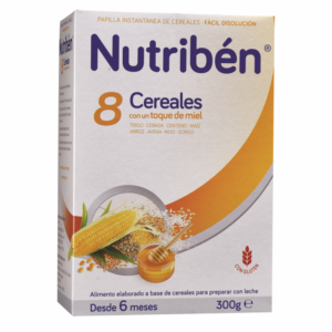 Nutriben Infant Cereal 8 cereals honey 300 gr