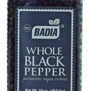 Badia Black Pepper Whole 16 oz