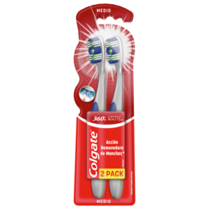 Colgate 360 Luminous White Toothbrush 2 Pack