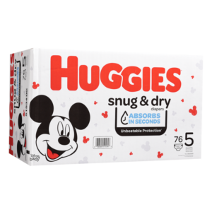 Huggies Snug&Dry Diaper E5 GIGA 68 UN