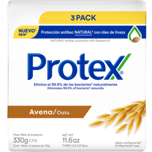 Protex Oatmeal Antibacterial Soap 3 Pack 110g