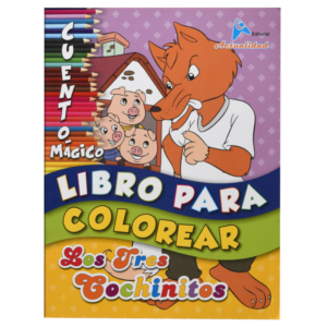 MAGIC TALE COLORING BOOK THE THREE LITTLE PIGS (Current)
