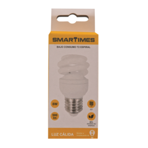 SMARTIMES YELLOW LIGHT 8W 2700K FLOURESCENT BULB