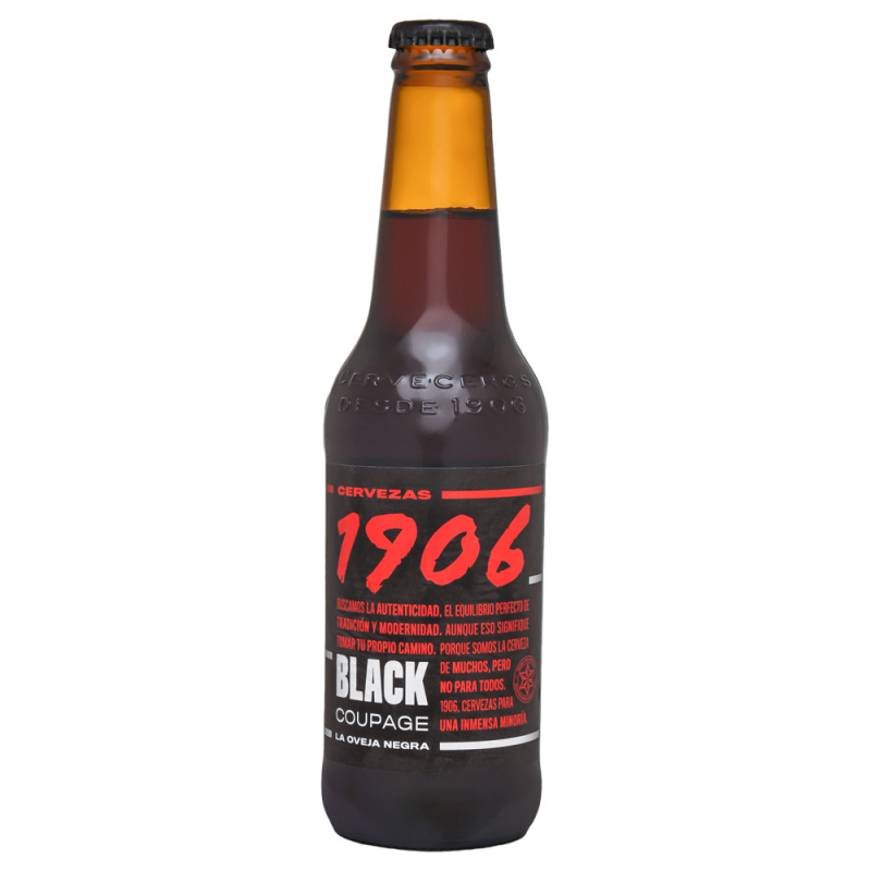 1906 Black Coupage Beer 33 CL
