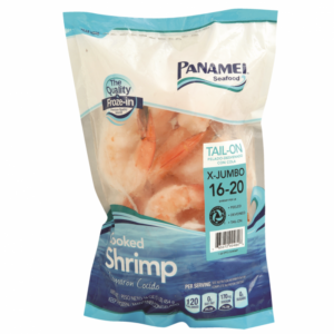 Precooked Panamei Shrimp 16/20 16 units.