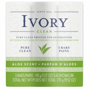 Ivory Aloe Soap 3.17 Oz 3pk.