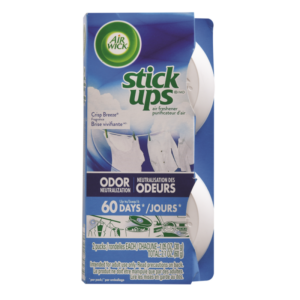 AIRWICK STICK UPS CRISP BREEZE AIR FRESHENER 2CT