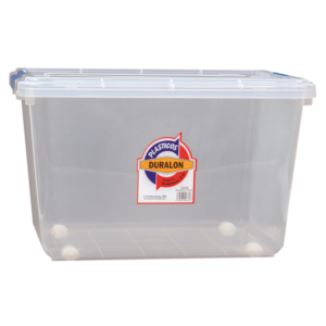 DURALON BOX 34 LTS W/LID AND WHEELS