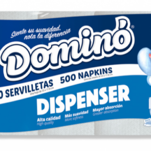 Dominó Dispenser Napkins 500 units.