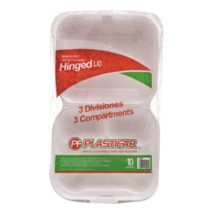 PLASTIFAR DOUBLE TRAY W/DIV 10 UNITS