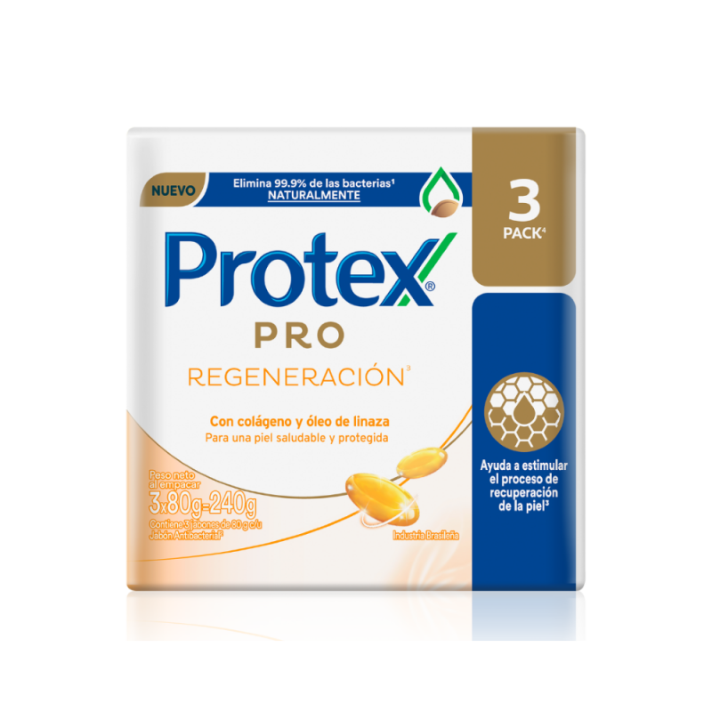 PROTEX PRO LINE REGENER SOAP 3 PACK 80G