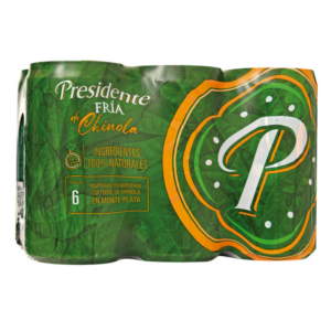 PRESIDENTE CHINOLA BEER 8 OZ 6 PACK