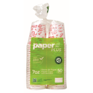 PAPER PLUS SEASON CUP 7 OZ 50 UN