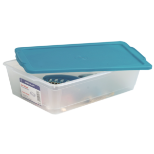 Transparent rectangular spartaplast box 02lt 0208