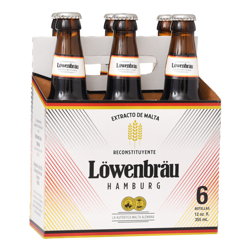 Lowenbrau Malt Extract 12 OZ 6 PACK
