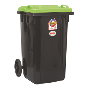 Duralon 100 lt trash can with wheel z100r