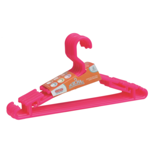 PERCHA TACO PLAST JUV PINK 6 UN 82711/745