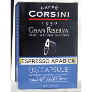 CAFE CORSINI GRAN RISRV ESPR ARA 10 CAPS