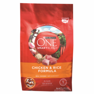 Purina One Smart Blend Adult Dog Food Chicken & Rice Formula 4lb