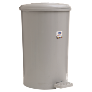 TACOPLAST MEDIUM GRAY PEDAL TRASH CAN 82724