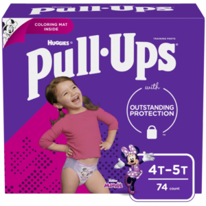 Pull-Ups Girl 4T 5T Giant 74 units