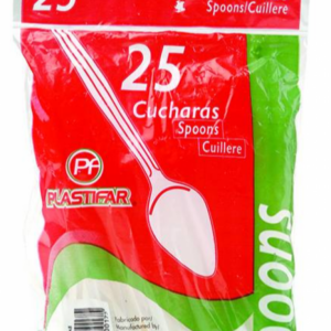 Plastifar Spoon 25 Units.