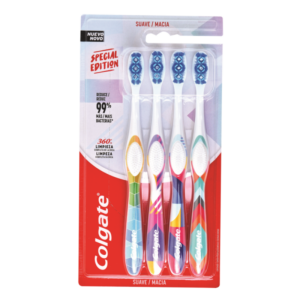 Colgate 360 Designer Toothbrush 4 Pack