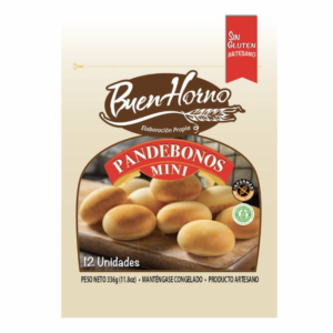 Buenhorno Mini Frozen Bonos Bread 12 units.