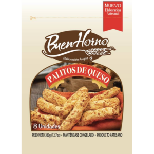 Buenhorno frozen cheese sticks 8 units.