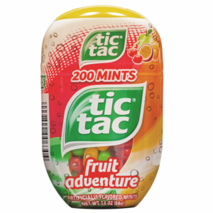 Tic Tac Bottle Fruit Adventure Caramel 3.4 Oz