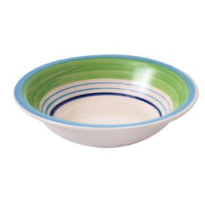 CERAMIC DEEP PLATE SPIRAL DESIGN HZ 8.25 INCHES HP-1801S