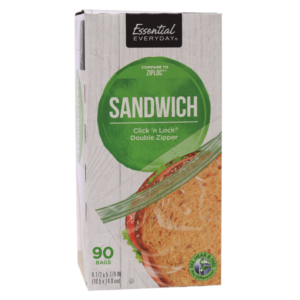 Essential Sandwich Reconnectable Bags 90 units.