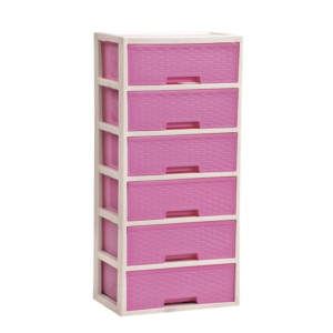 DURALON 6 DRAWER PINK DRAWER UNIT GAV6GS