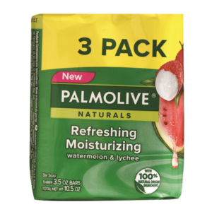 PALMOLIVE WATERMELON & LYCHEE SOAP 3 PACK