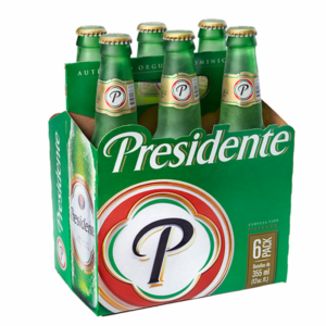 Presidente Regular Beer 12 OZ 6 PACK