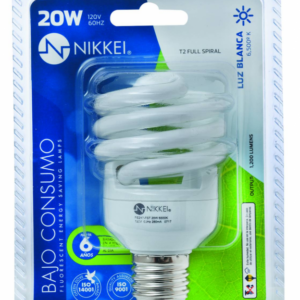 Nikkei T2 Spiral Light Bulb 20 W.