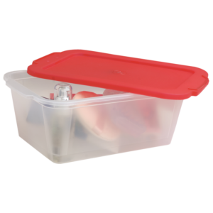 SPARTAPLAST RECTANGULAR TRANSPARENT BOX 04LT 0209